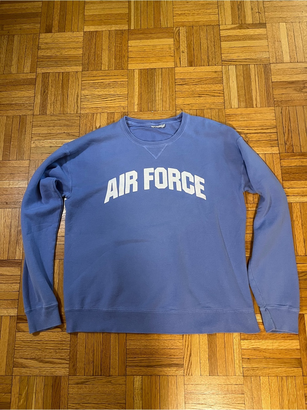 Air Force Graphic Crewneck Sweatshirt - Blue no size